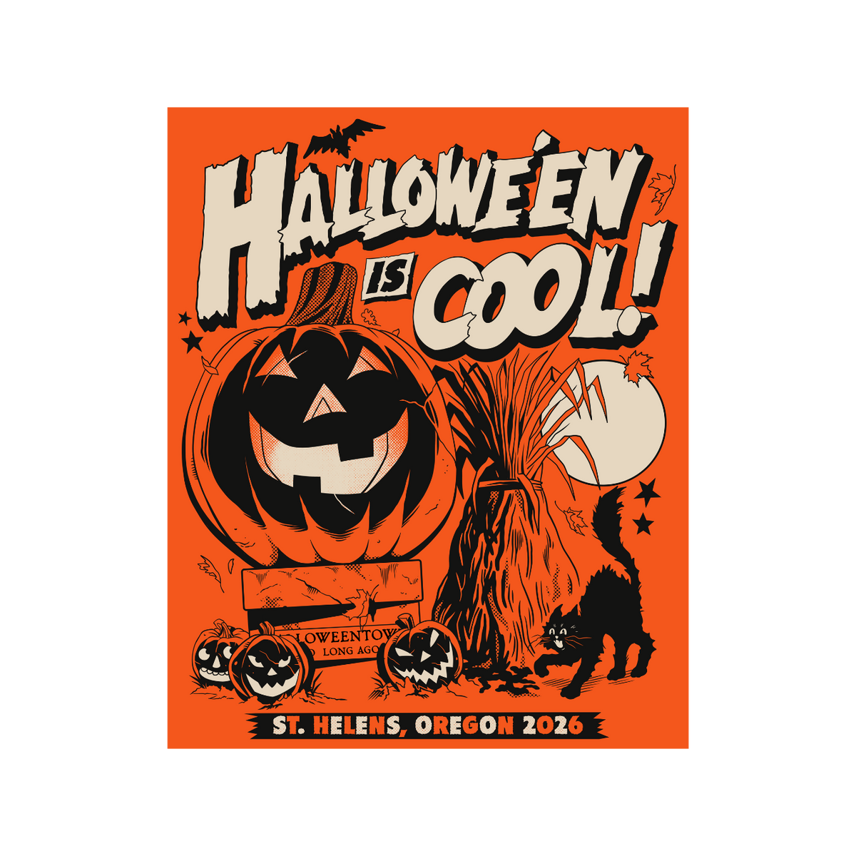 Halloween Is Cool Crewneck Sweathshirt