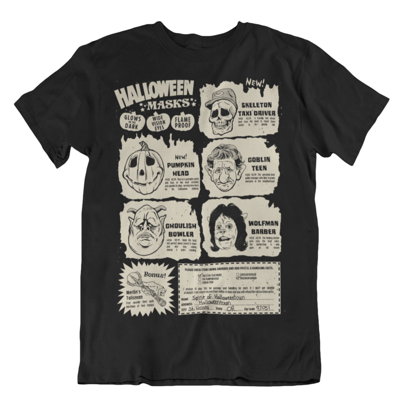 Monster Mask T-shirt