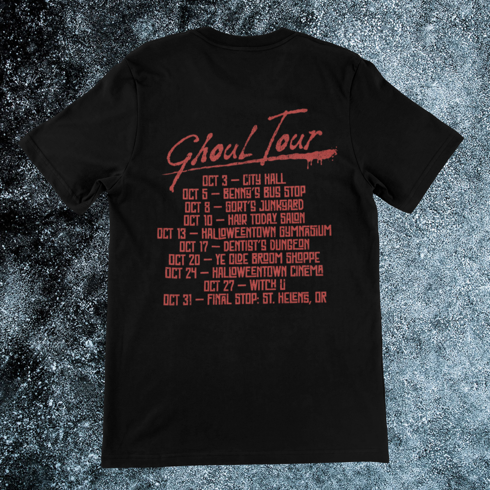 Back from the Dead Tour T-shirt