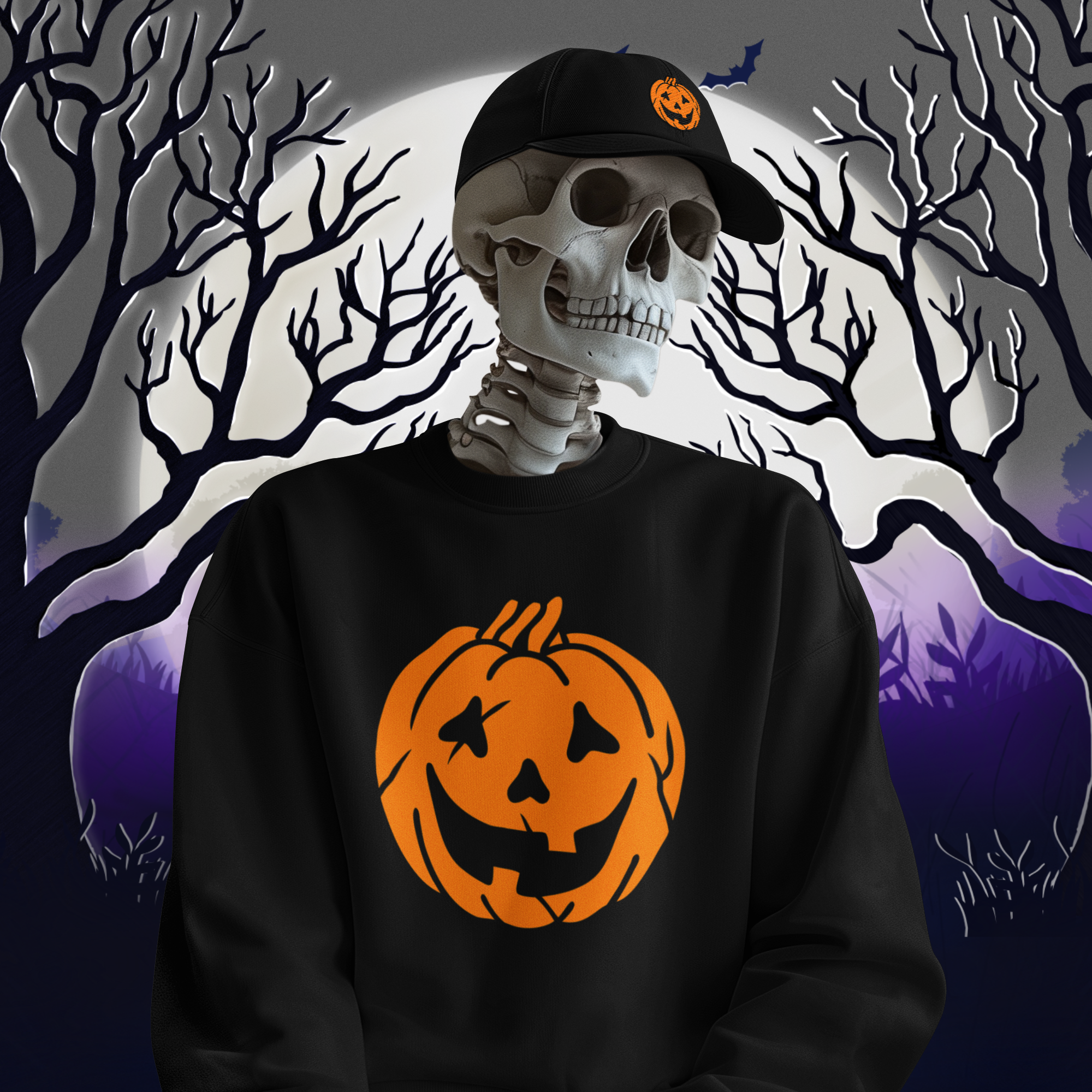 Jack the Pumpkin Crewneck Sweathshirt